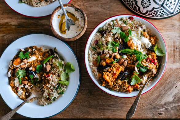 Kurpitsa-linssitagine