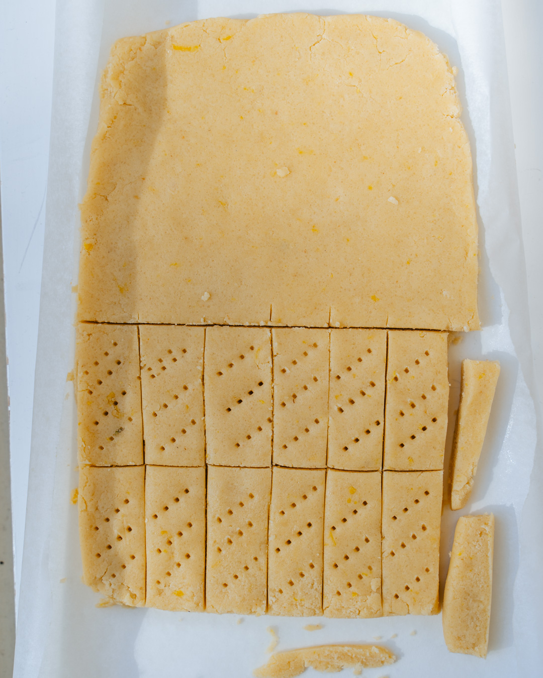 Skotlantilaiset shortbread-keksit. Vegaaninen