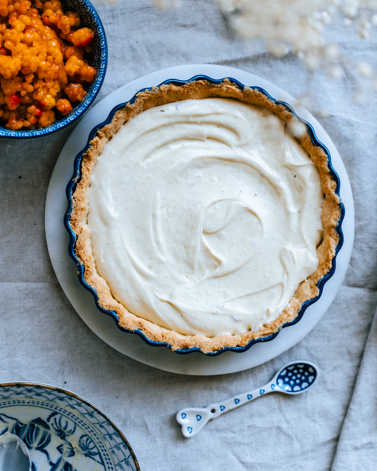 Vegaaninen Vaniljakreemi eli creme patissiere