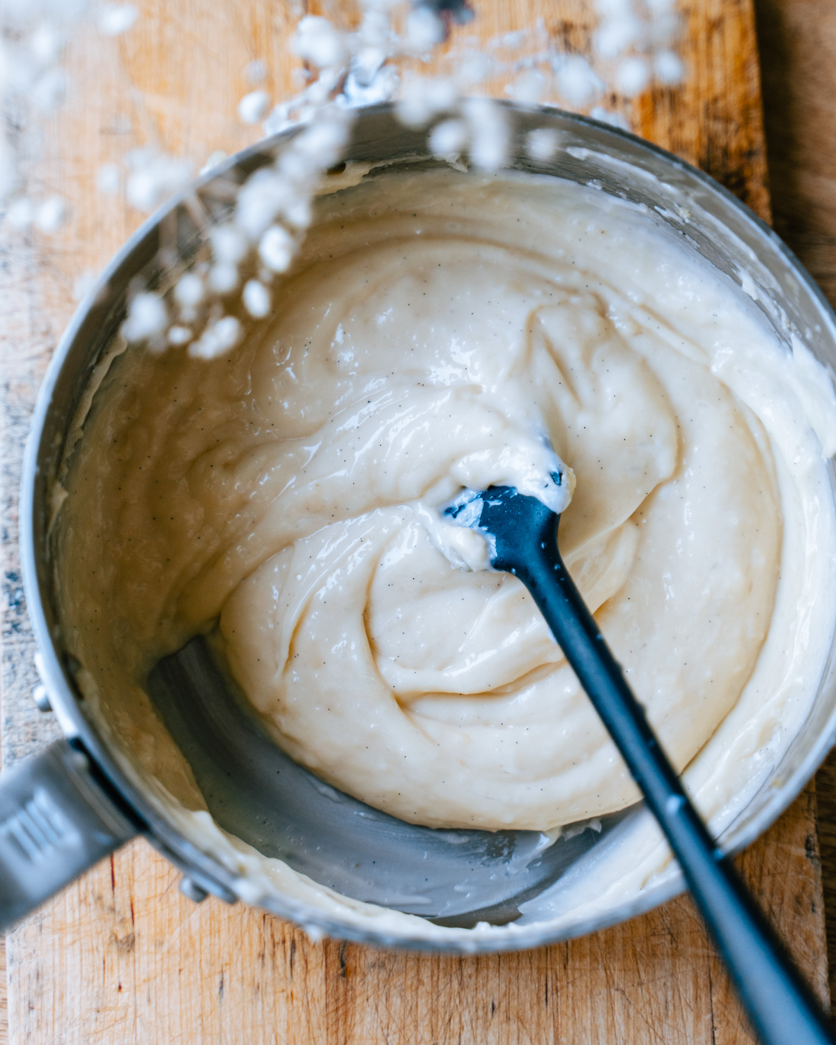 Vegaaninen Vaniljakreemi eli creme patissiere