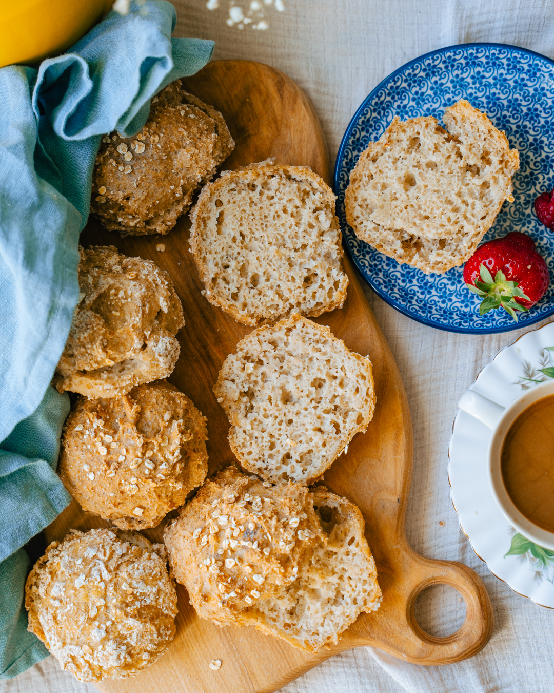 Gluteenittomat kaurasämpylät