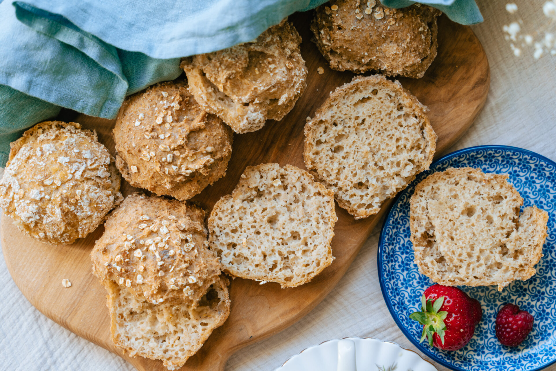 Gluteenittomat kaurasämpylät