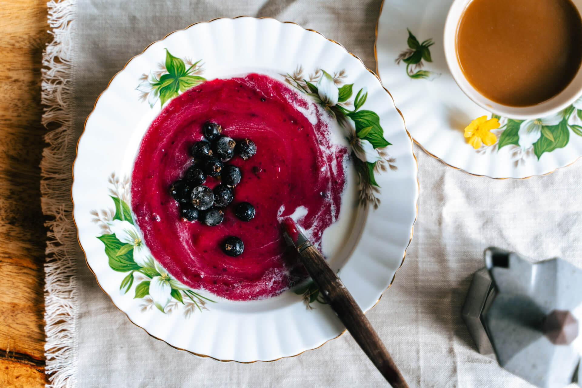 Mustaherukkavispipuuro. Gluteeniton