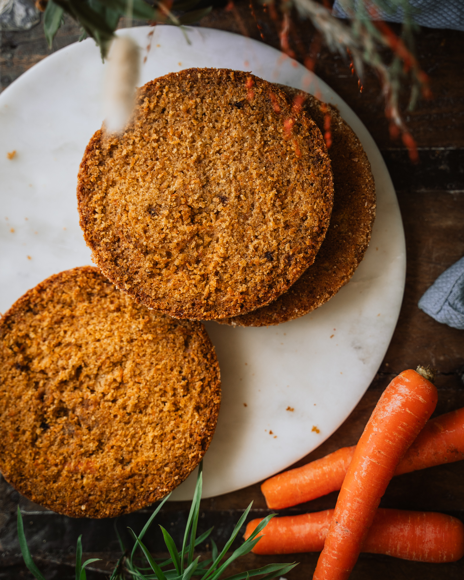 Porkkanatäytekakkupohja. Vegaaninen