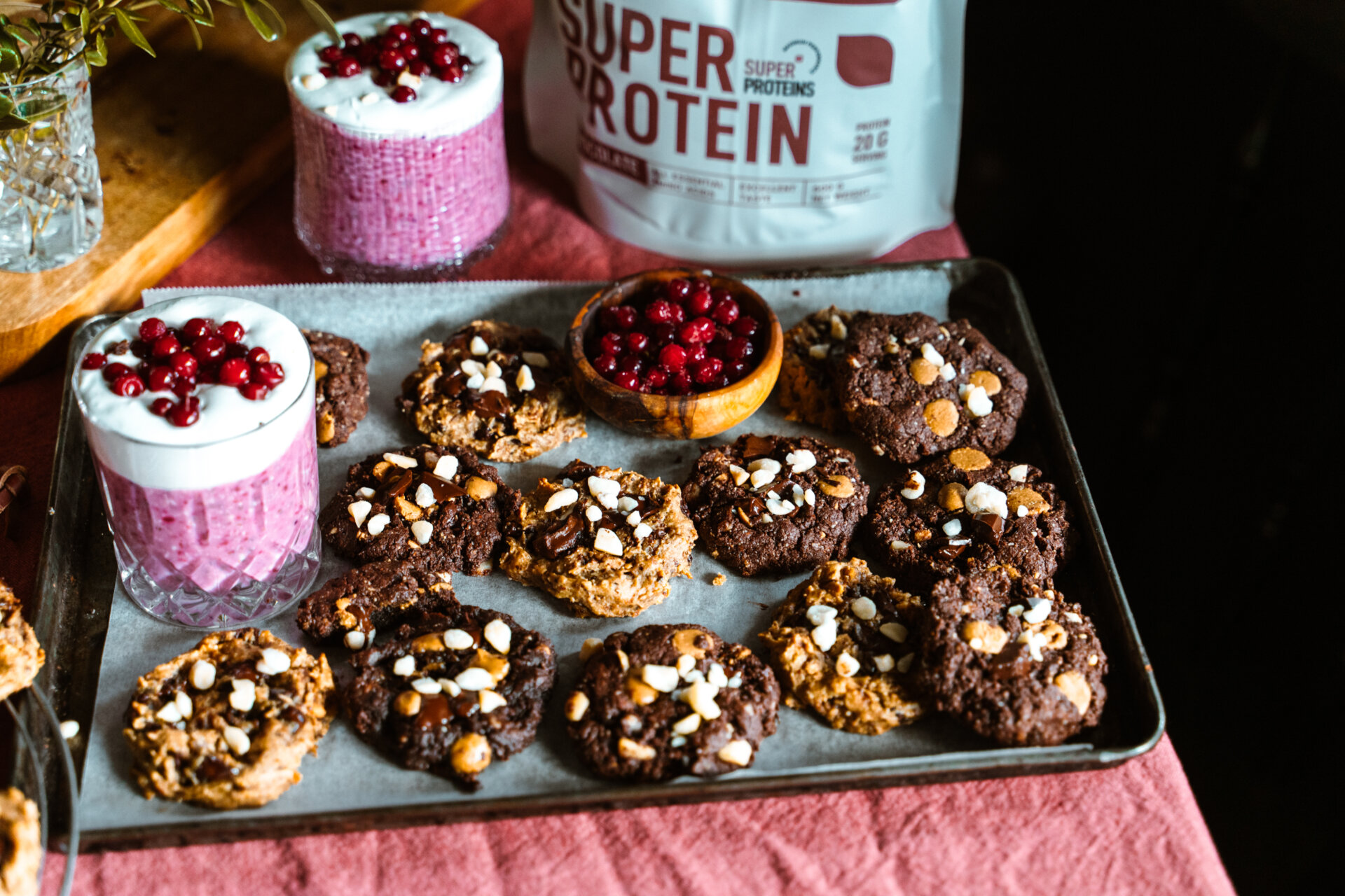 Proteiinikeksit. Vegaaninen