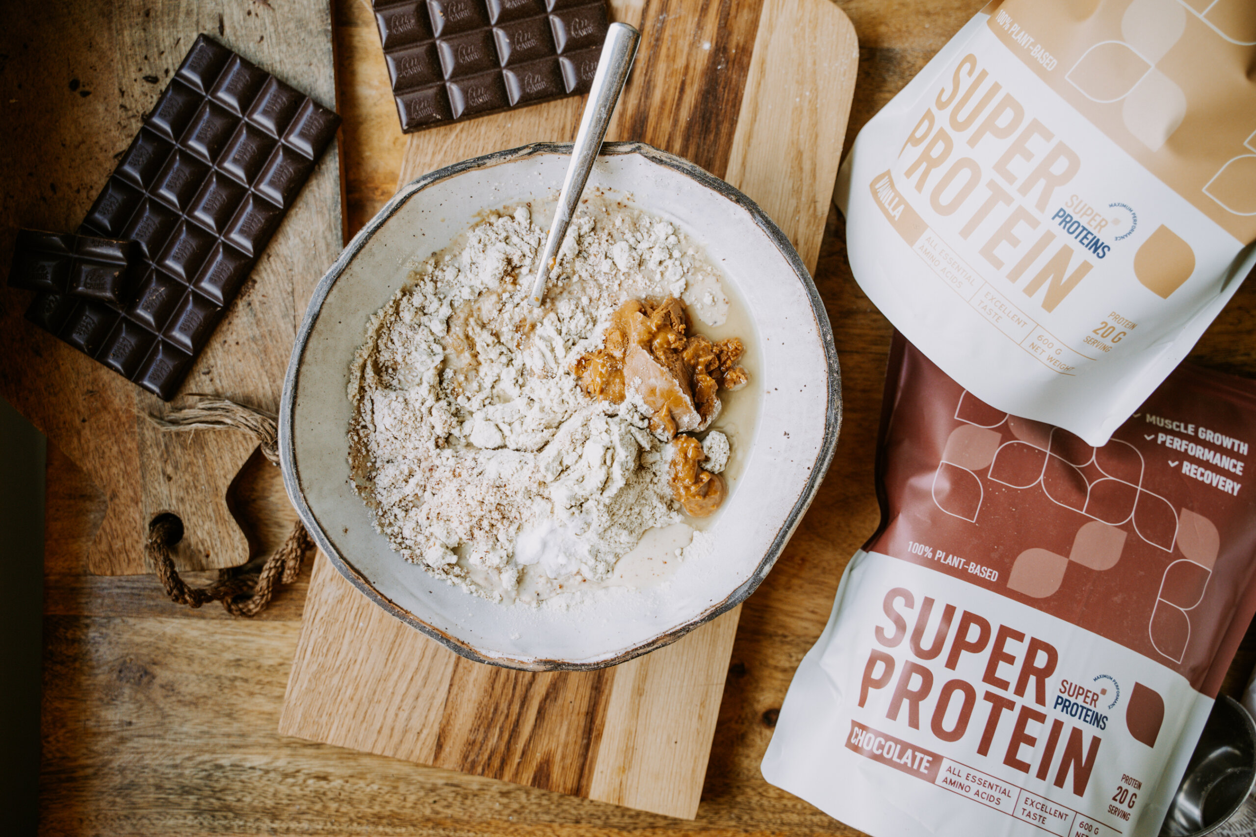 Proteiinikeksit. Vegaaninen