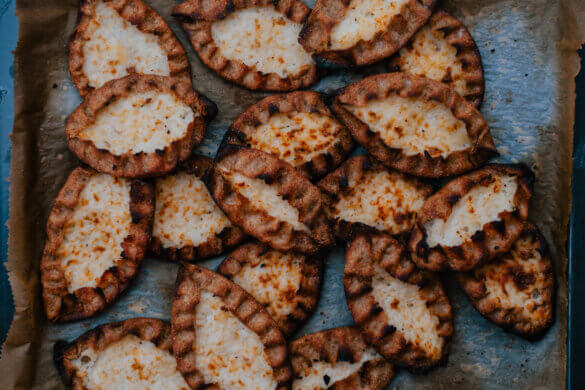 Gluteenittomat karjalanpiirakat. Vegaaninen