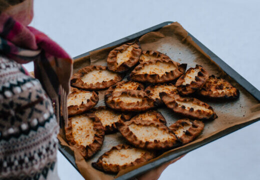 Gluteenittomat karjalanpiirakat. Vegaaninen