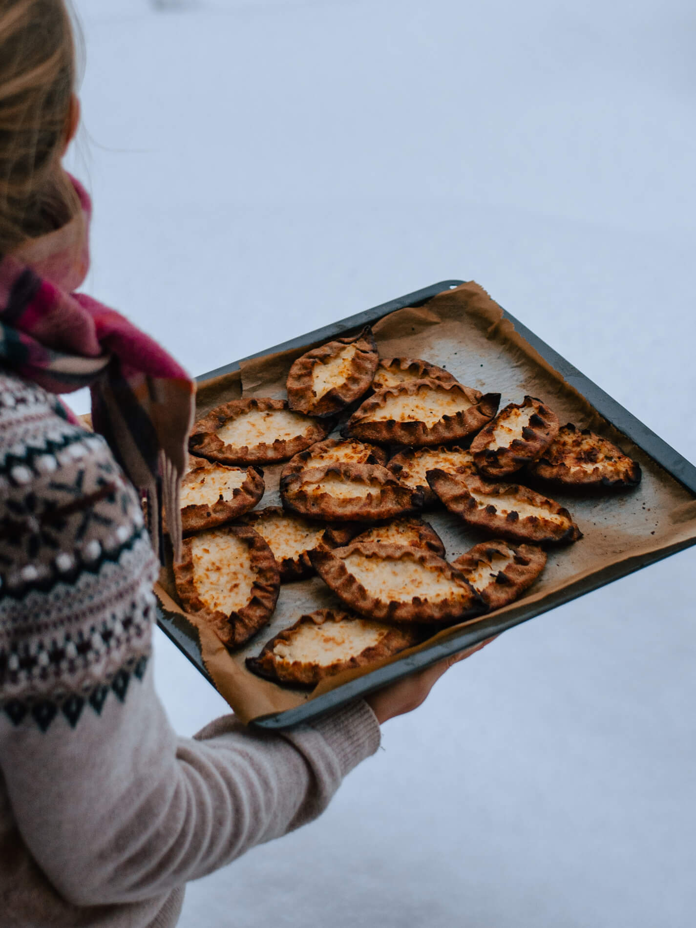 Gluteenittomat karjalanpiirakat. Vegaaninen