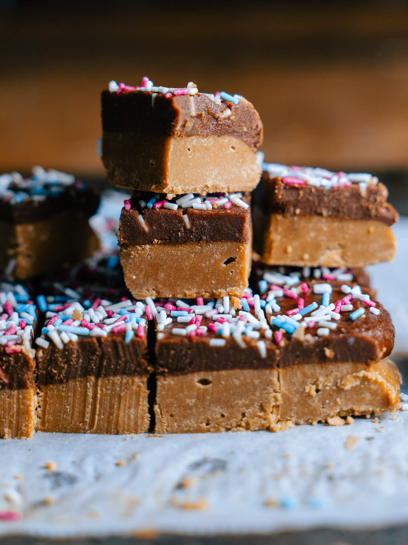 Mokkapalafudge. Vegaaninen