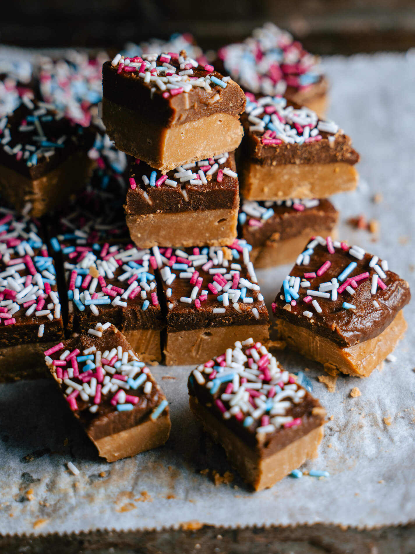 Mokkapalafudge. Vegaaninen