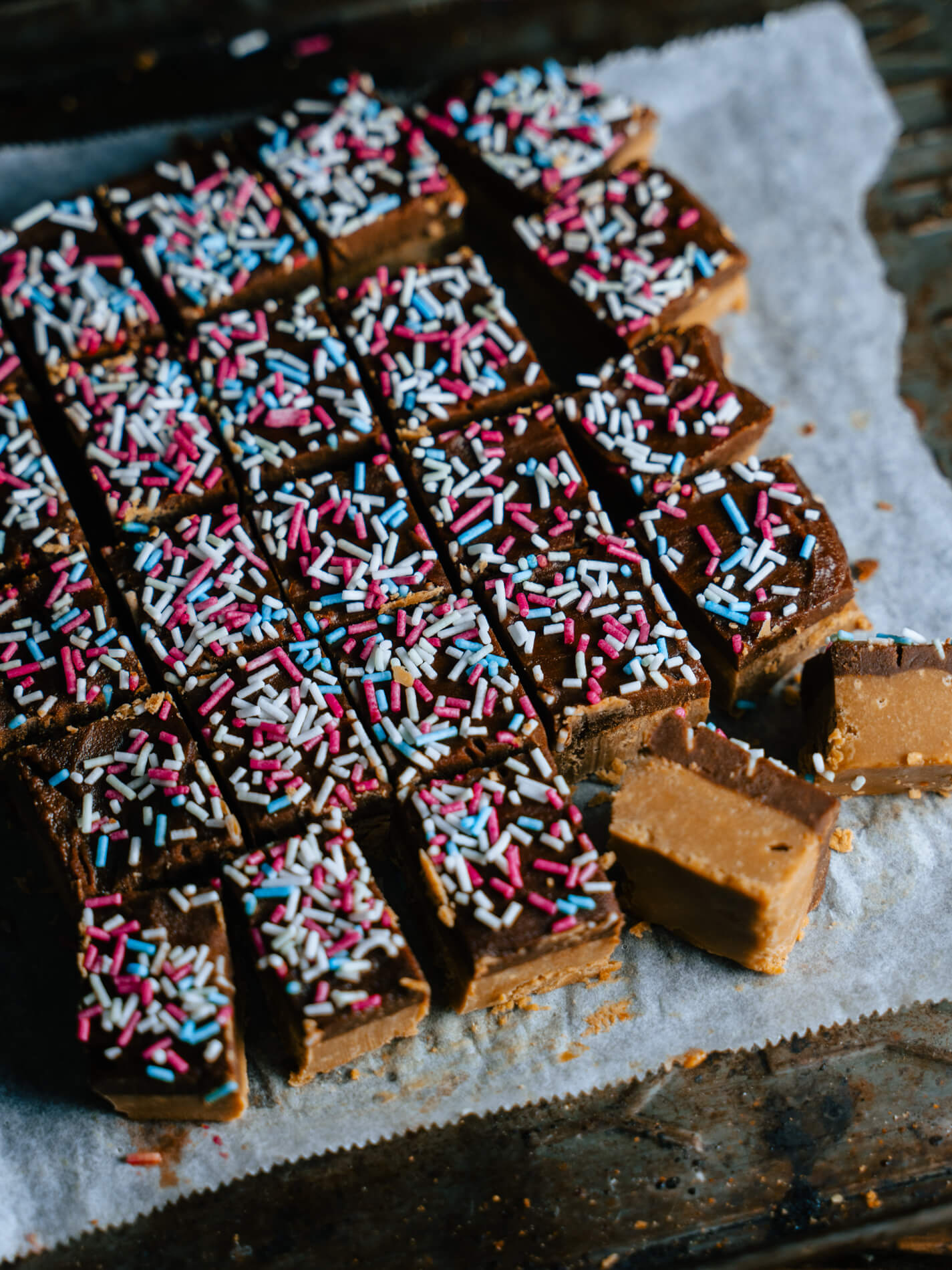 Mokkapalafudge. Vegaaninen