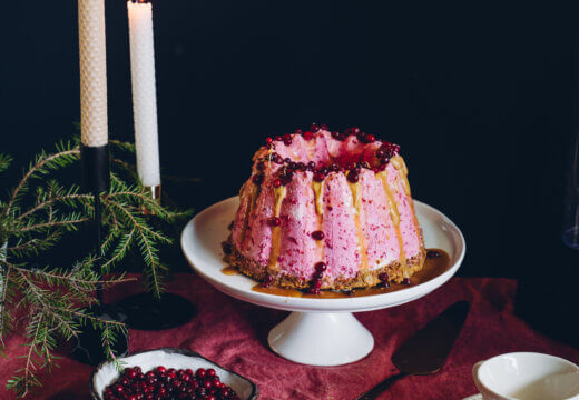 Puolukkajäädyke. Vegaaninen