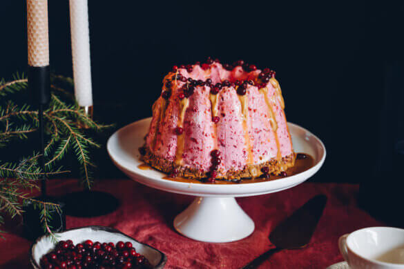 Puolukkajäädyke. Vegaaninen