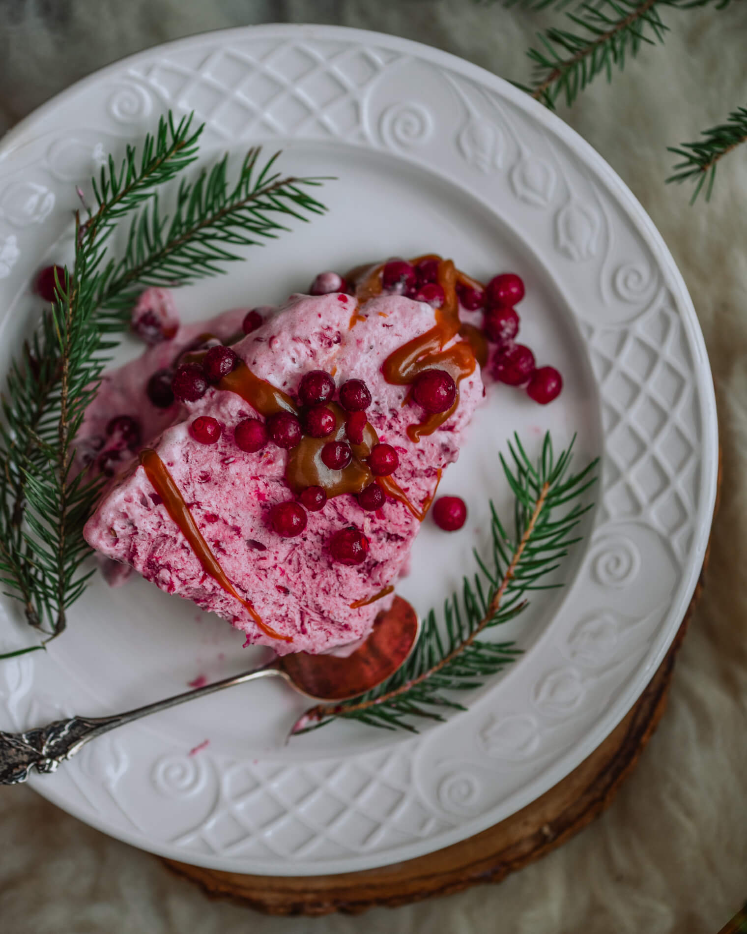 Puolukkajäädyke. Vegaaninen