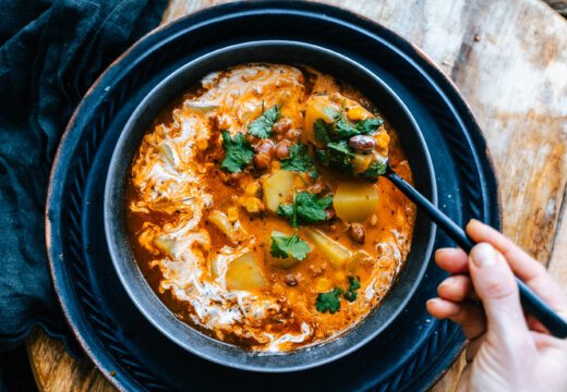 Cowboy-keitto. Vegaaninen