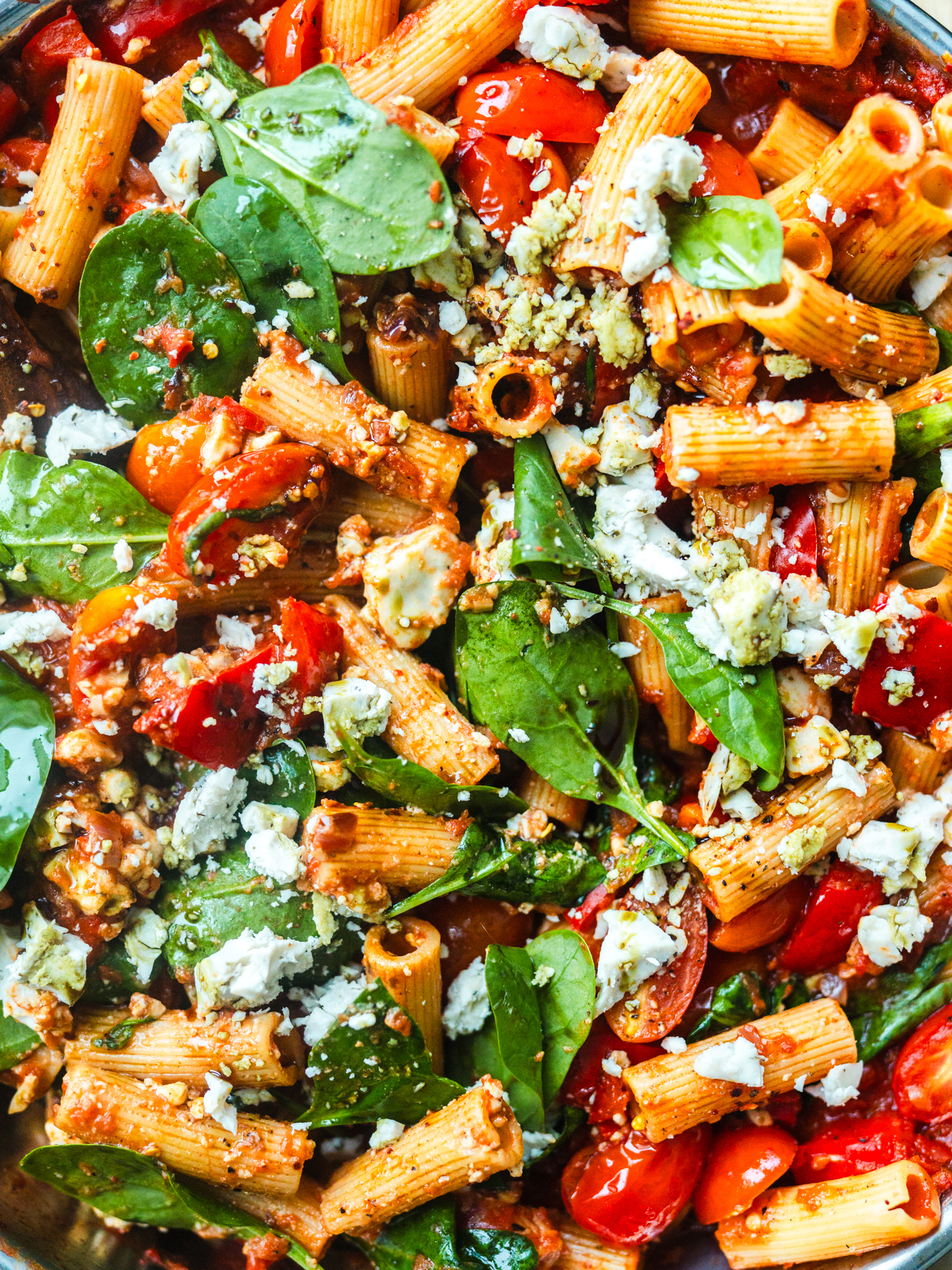 Gochujang pasta. Vegaaninen