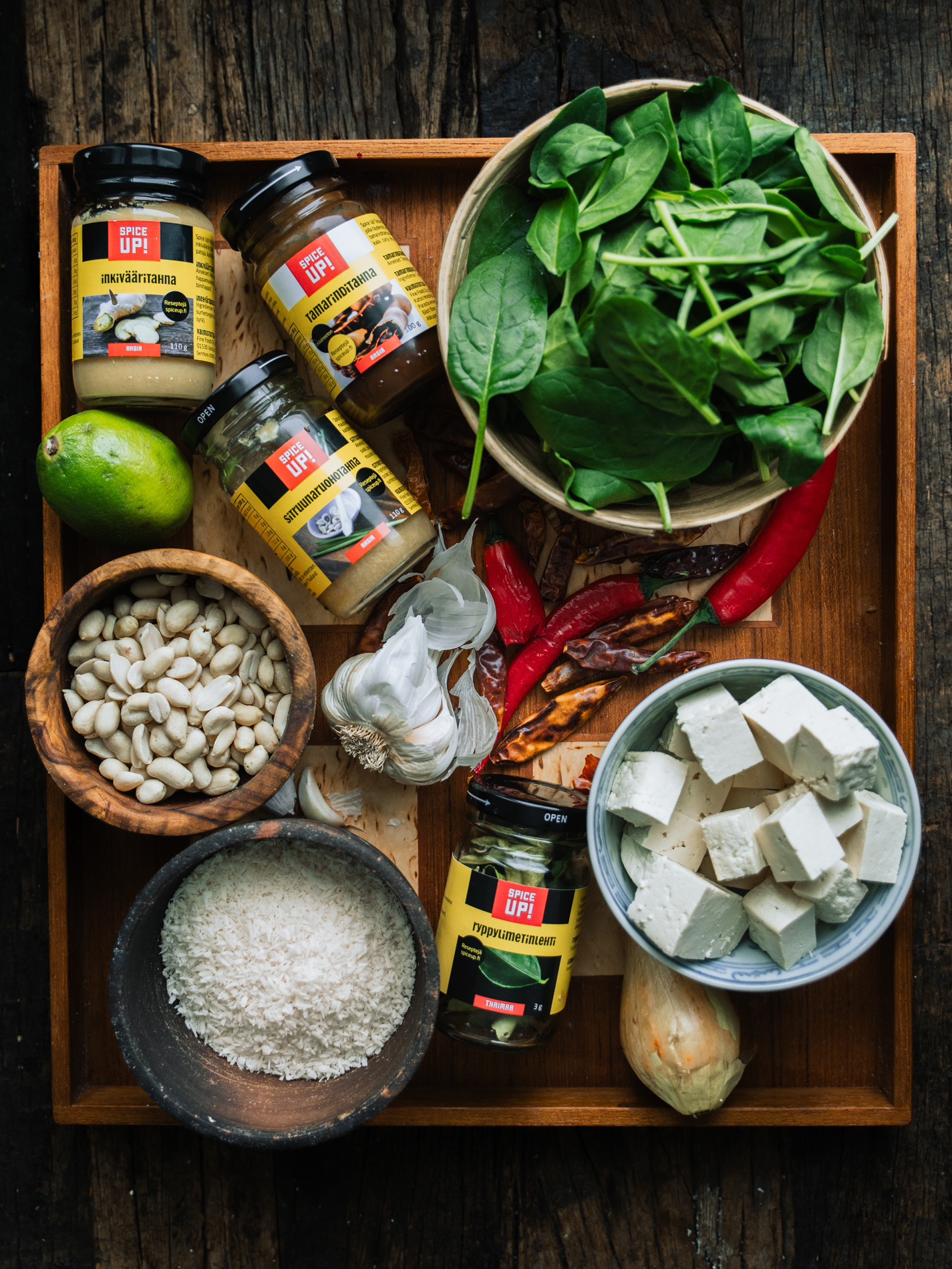 indonesialaisia raaka-aineita