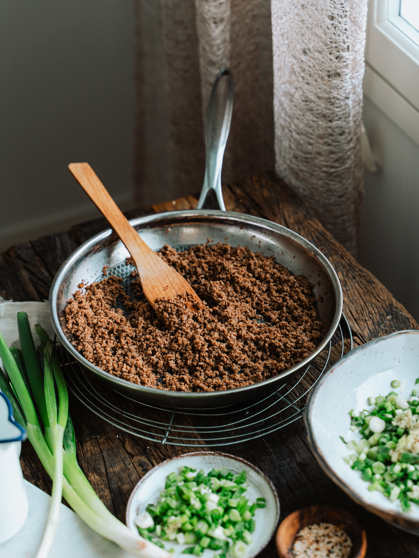 Soijarouheen käyttö/valmistus