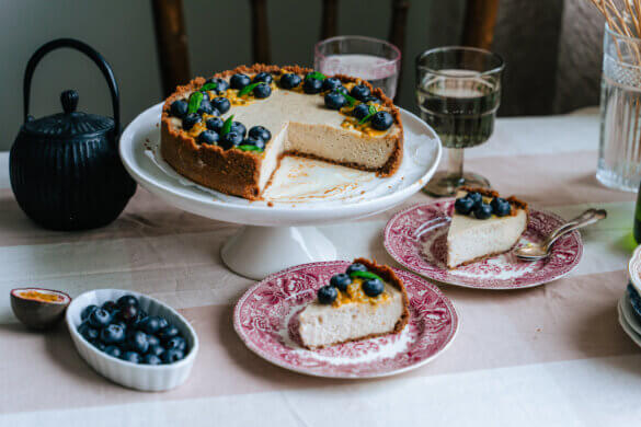 Vegaaninen New York Cheesecake