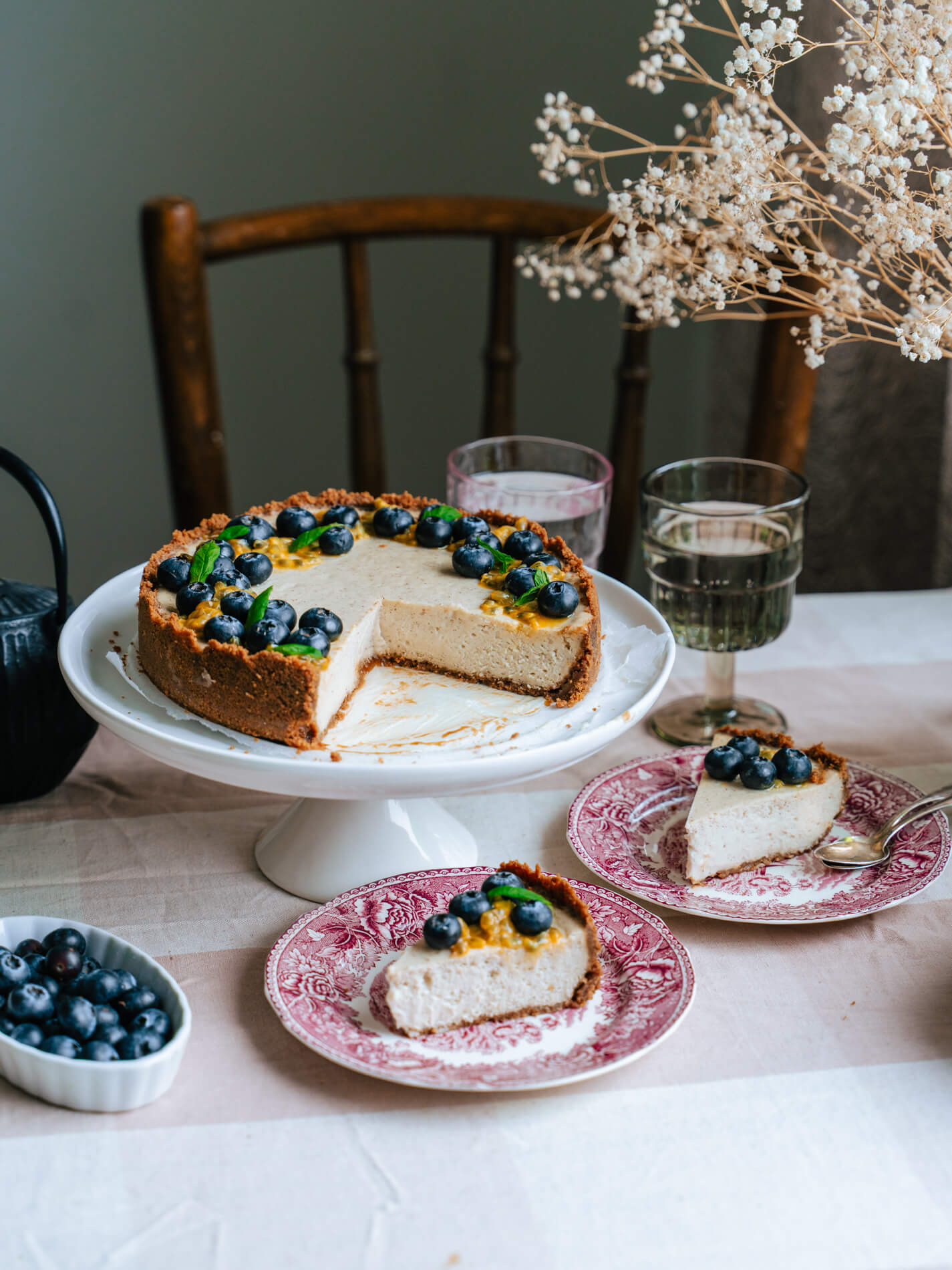 Vegaaninen New York Cheesecake