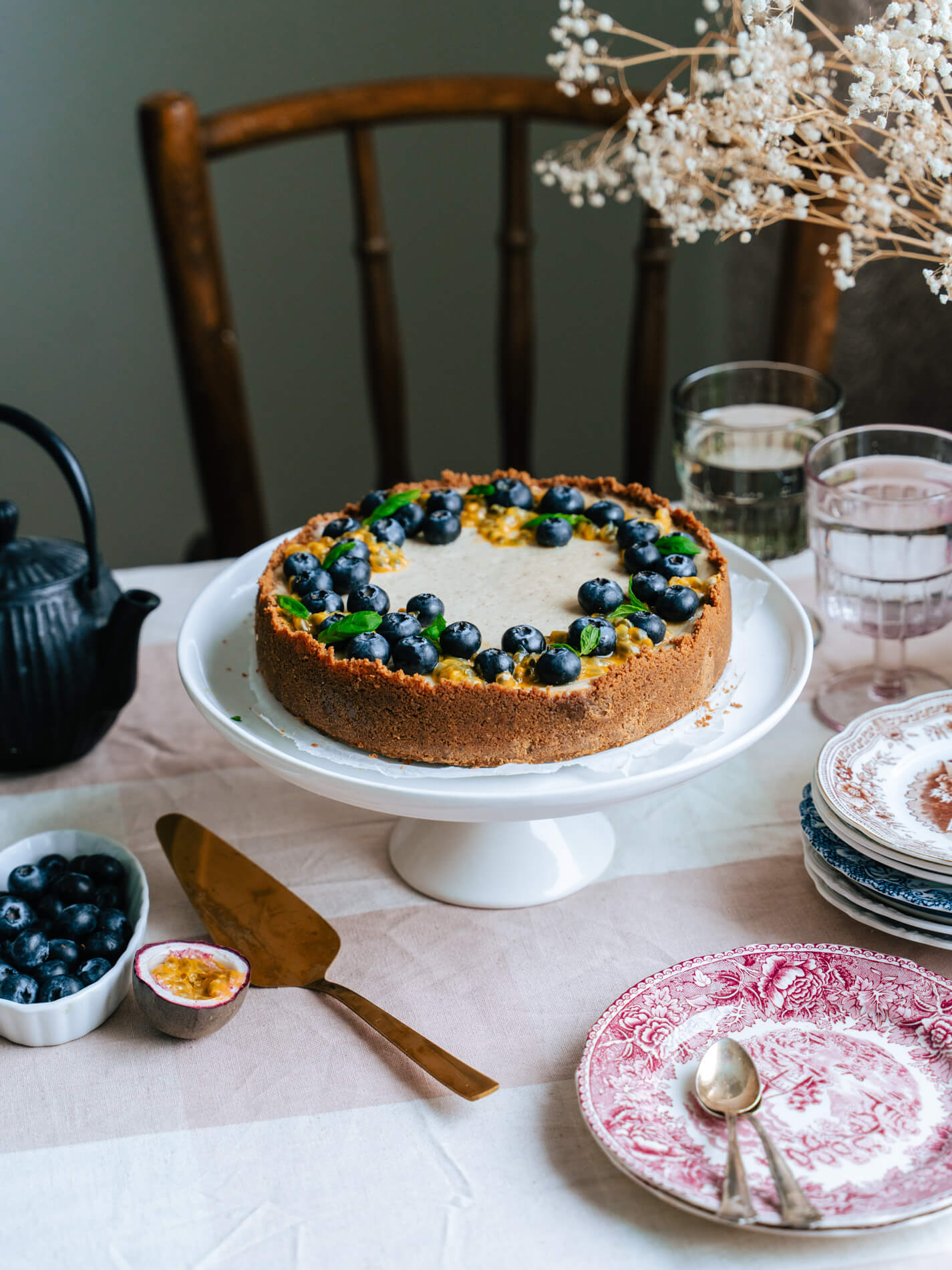 Vegaaninen New York Cheesecake