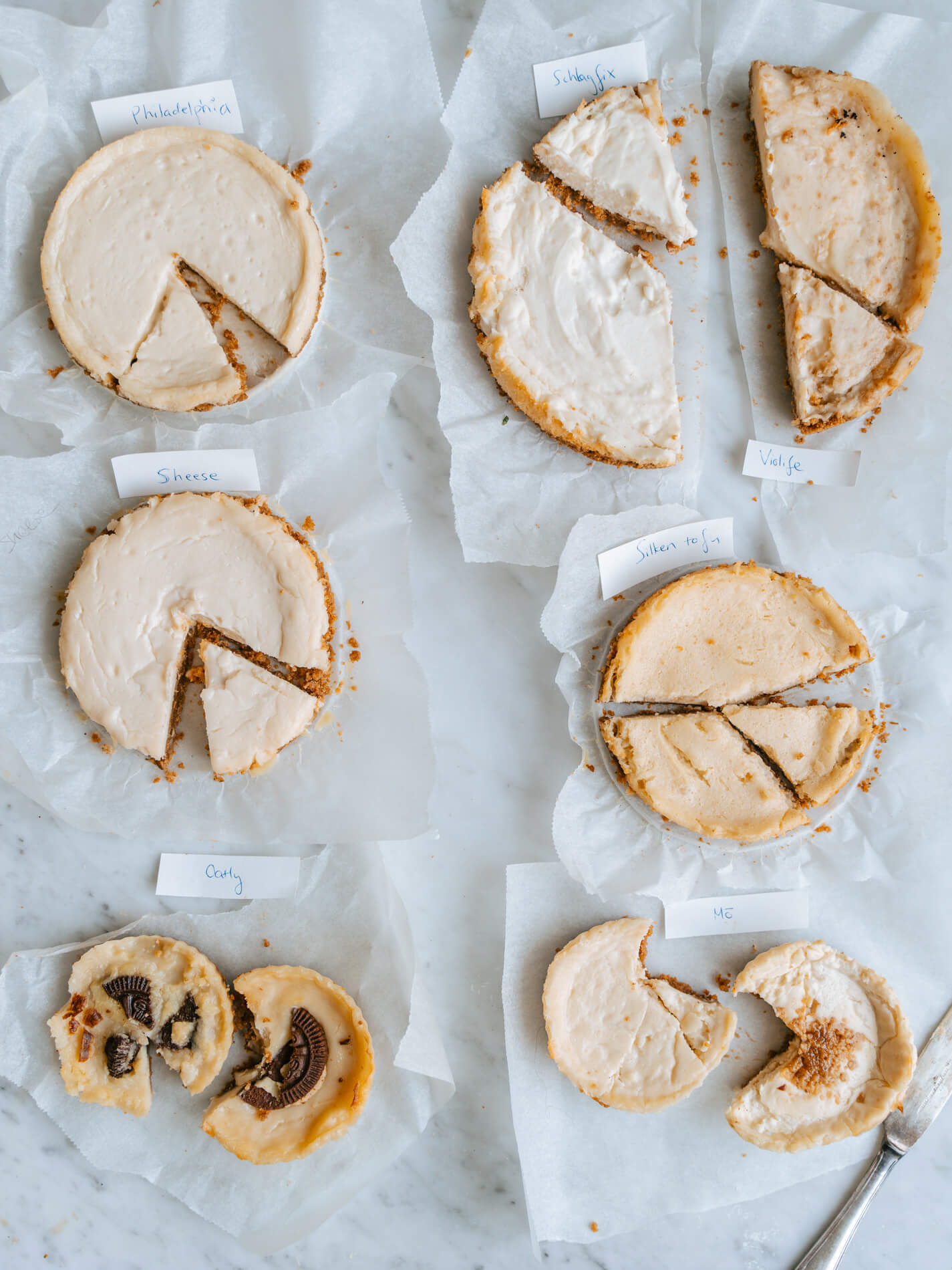 Vegetuorejuustot vertailussa