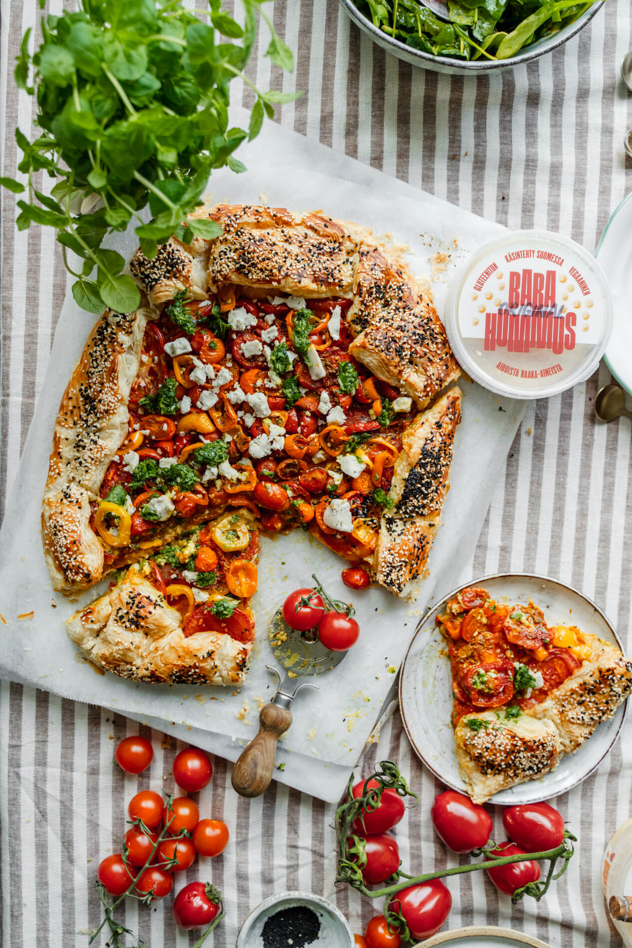 Hummusgalette