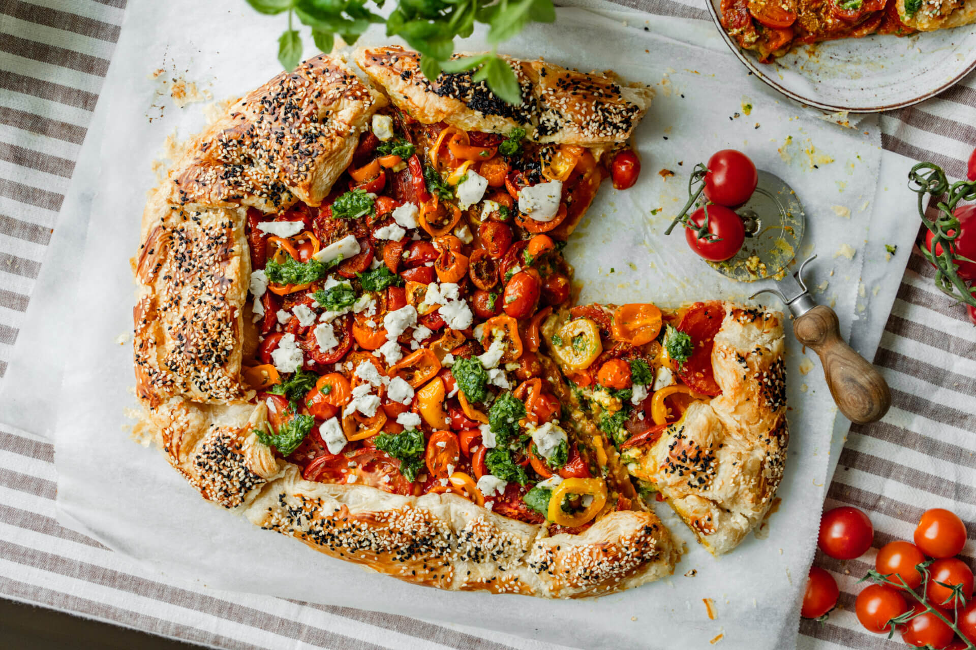Hummusgalette