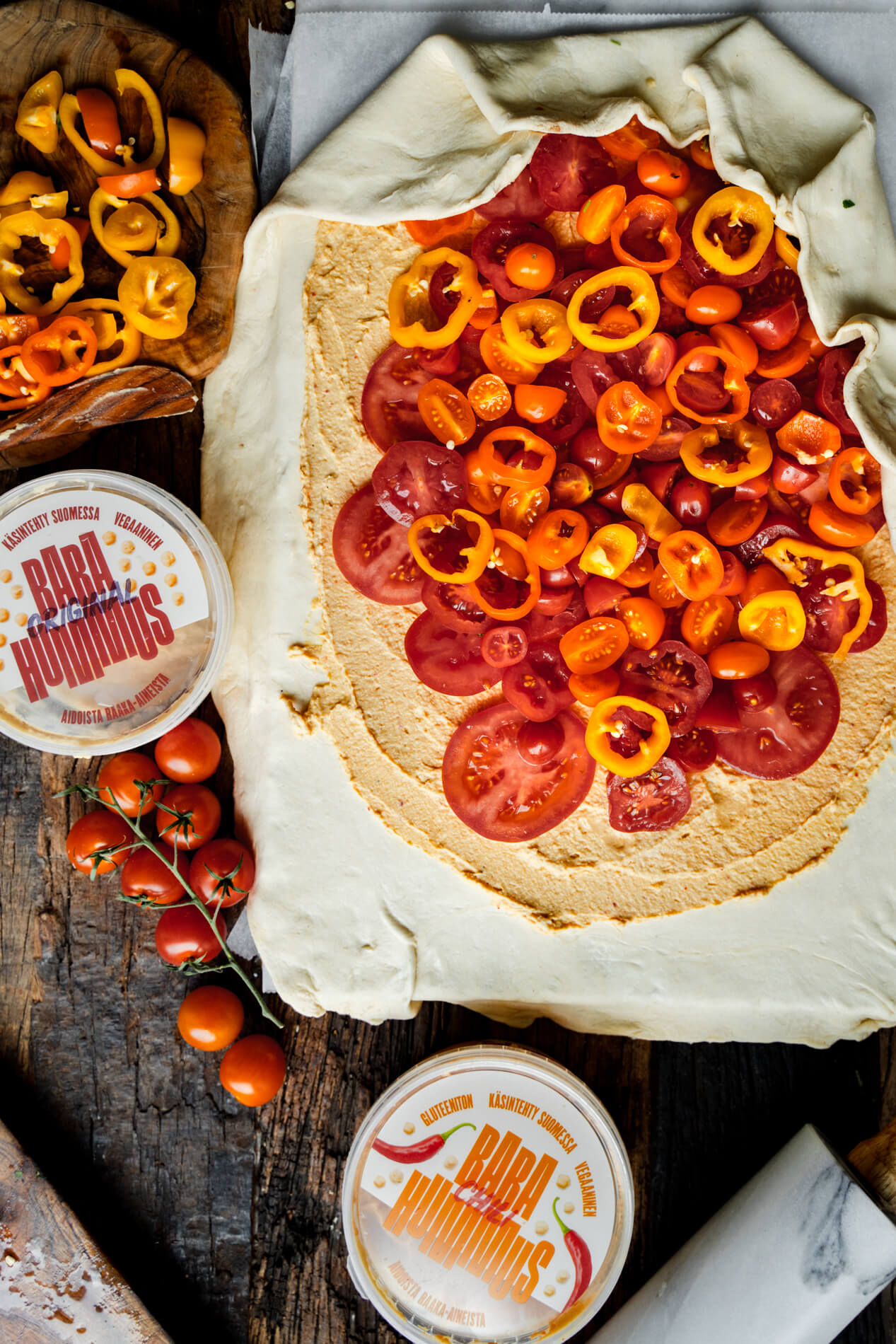 Hummusgalette