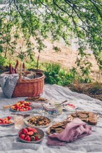 Kesäiset piknikeväät. Gluteeniton. Vegaani