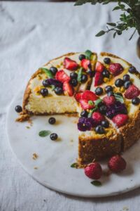 Amerikkalainen juustokakku. New York Cheesecake